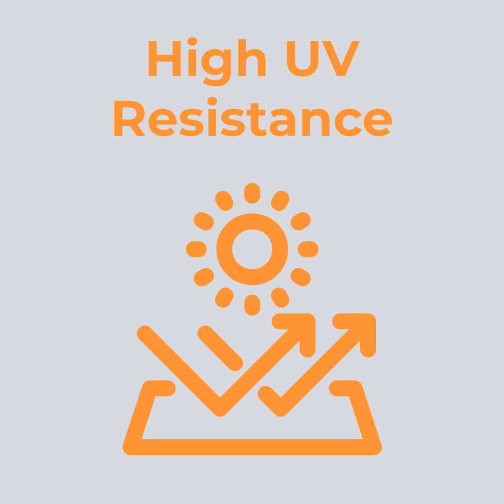 High UV resistance